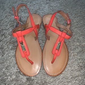 Tommy Hilfiger Orange Sandals